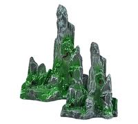 2 Pcs Decorazione Del Paesaggio Serbatoio Pesce Grotta Dei Pesci