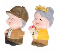 2 Pcs Decorazione Di Torte Torta Della Figurina Dell'anniversario