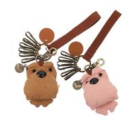 2 Pcs Decorazione Per Il Tastiera Simpatico Portachiavi Con Orsetto