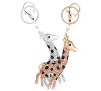 2 Pcs Decorazione Portachiavi Ornamenti Giraffa Appesi Per Animali