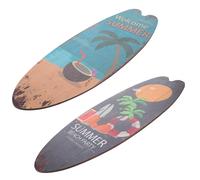 2 Pcs Decorazione Tavola Surf Cartelli Spiaggia Board Arredamento Tropicale