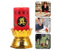 2 Pcs Decorazioni Luminose Buddiste Candeline Led Piccole Candele Decorative