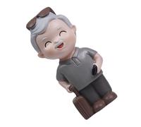 2 PCS Decorazioni Viaggio Statuetta Di Coppia Anziani Figurine Dei Nonni