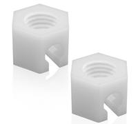 2 Pcs Di Dado Di Ricambio Compatibile Con Sodastream Crystal 1.0 E 2.0, Parte Di Ricambio Per Chiusura A Dado Bianco, Per Connessione Tubo Co2, Compatibile Con Diversi Modelli E Bottiglie