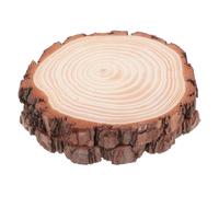 2 Pcs Dischetti in Legno Ornamento Fette Per L'artigianato Non Finito