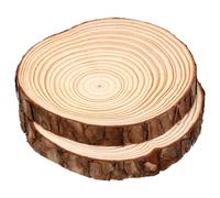 2 Pcs Disco Per Legno Fette Tronco Artigianato Piccole Arredamento Rustico