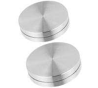 2 Pcs Disco Rotante Per Argilla Supporto Torta Rotondo Cuscinetto