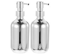 2 Pcs Dispenser Bagnoschiuma Dosatore Sapone Liquido Flaconi Per Pompa Shampoo
