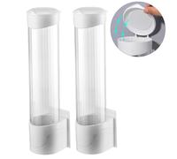 2 Pcs Dispenser Bicchieri Distributore Acqua Portabicchieri D'acqua
