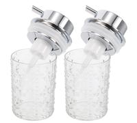 2 Pcs Dispenser Sapone Bagno Distributore Per Il Bottiglia Schiuma
