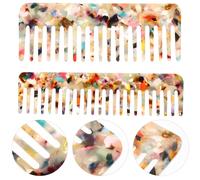 2 Pcs Districante Capelli Pettine Da Parrucchiere Pettini Vintage