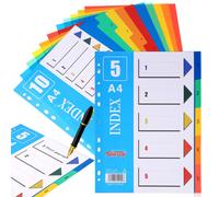 2 Pcs Divisori Raccoglitori Ad Anelli Plastica Divisorio Per Quaderni