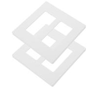 2 PCS Doppio Interruttore Della Luce Piastra Bilanciere Coperchio Presa