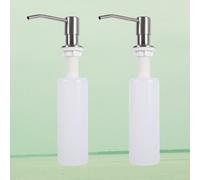 2 Pcs Dosasapone Bagno Bottiglia Dispenser Contenitore Per Liquido
