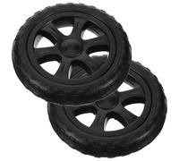 2 Pcs Durable Cart Wheels Ruote Per Carrello Della Spesa Pieghevoli