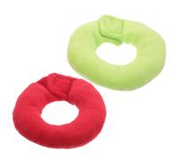 2 Pcs Elizabeth Circle Cerchio Del Collo Della Cavia Cravatte Per Uccelli