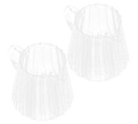 2 Pcs Erogatore Di Schiuma Latte Brocca Da Tè in Per Crema Succo