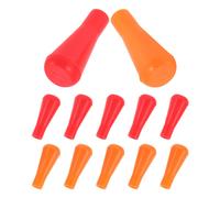 2 PCS Esercitarsi Con Le Frecce Punte Smussate in Gomma Per Tiro L'arco