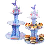 2 Pcs Espositore Per Torte Alzate Piccola Alzata Torta Supporto Decorativo