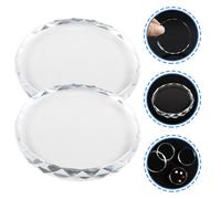 2 Pcs Espositore Unghie Tavolozza Di Manicure Vassoio Espositivo Per