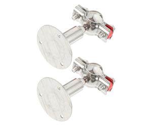 2 Pcs Fascette Stringitubo Regolabili Acciaio Inox PUBLE PVC Clip Di Fissaggio