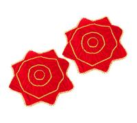 2 Pcs Fazzolettini Bandane Colorate Oggetti Di Scena Per La Danza