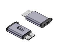 2 Pcs Femmina USB C da 10 Gbps a Micro BPrise Usb C Vers Micro B, Convertisseur De Données Pour Disque Dur Externe Ssd, Appareil Photo, Téléphone, Compatible Avec Une Large Gamme D'appareils
