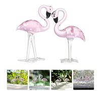 2 Pcs Fenicottero Rosa Flamingo Arredamento Giardino Con Fenicotteri