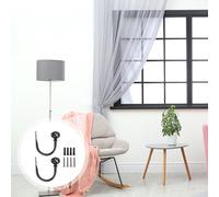 2 Pcs Ferma Muro Ganci Finestra Fermatenda Unici Holdback Della