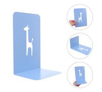 2 Pcs Fermalibri in Metallo Per Scaffali Moderni Decorativi Giraffa