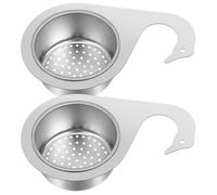 2 Pcs Filtro Del Lavello Cestello Lavandino Drenare Raccoglitore Capelli