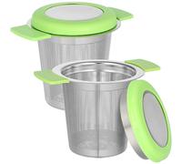 2 Pcs Filtro Tè Da in Acciaio Inossidabile Utensili Per La Birra Al
