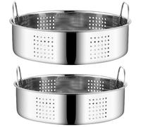 2 Pcs Food Cooking Cestello Vapore Vaporiera Porta Del Piroscafo Vaso