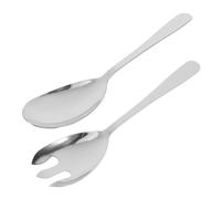 2 Pcs Forchetta Da Portata Cucchiaio Espresso Forchette Insalata Acciaio Inox