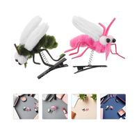 2 Pcs Forcina Per Zanzare Dei Cartoni Animati Fermaglio Capelli Scatto Feste
