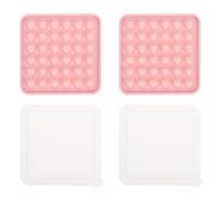 2 Pcs Forma Ghiaccio Con Coperchio Stampi Cubetti Di Mini Vassoio