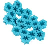 2 Pcs Forma Per Ghiaccio Vaschetta Cubetti Di Stampo Fiocchi Neve