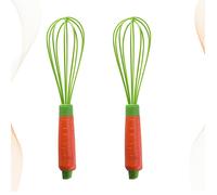 2 Pcs Frullino Per Le Uova Silicone Battitore Di Mano Frusta Da Cucina