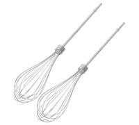 2 Pcs Frusta Elettrica Frullino Elettrico Inossidabile Battitore Di Uova