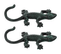 2 Pcs Ganci Per Asciugamani Rustici Decorativi Decorazione Da Parete Geco
