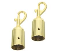 2 Pcs Gancio Corda Transenna Bloccacorda Fermo Dell'estremità Della