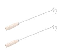 2 Pcs Gancio Per Carne Alla Griglia Acciaio Inox Bastoncini Arrostire