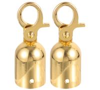 2 Pcs Gancio Per Fine Corda Fermo Dell'estremità Della Cappuccio Terminale