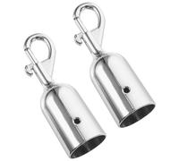 2 Pcs Gancio Terminale Della Fune Fermo Dell'estremità Corda Porta