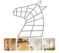 2 Pcs Ghirlanda Di Teste Cavallo Ghirlande Fuoriporta Invernale Per