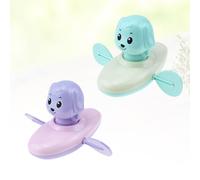 2 Pcs Giochi D'acqua Bambino Giocattolo Del Cucciolo Di Canottaggio Barca Remi