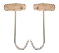 2 Pcs Giravivande Gancio Per Disossare La Carne Utensili Cemento Cibo