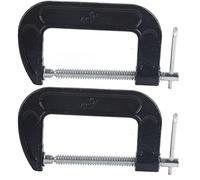 2 pcs glamp pesante g morsetto industriale cserne tipi c con manico t per la lavorazione del legno in acciaio malleabile in acciaio malleabile 4,6 pollici di apertura 8,3 pollici