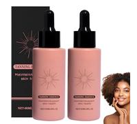 2 PCS Gocce Abbronzanti 60ML*2 Gocce Autoabbronzanti Abbronzanti Viso Gocce Abbronzanti Essence Abbronzante Autoabbronzante Naturale Adatto Tutti i Tipi Pelle Migliorano ii Tono Naturale Della Pelle