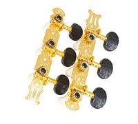 2 Pcs Gold Guitar String Tuning Pegs Open Machine Heads Sintonizzatori Parti Di Strumenti Musicali Per Chitarra Piroli Accordatura per Chitarra